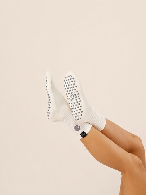 "The Cookie Paw" Crew Sock (Cloud White)
